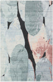 nourison silk shadows sha25 blue pink rug