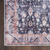 nourison grand washables grw06 navy ivory rug