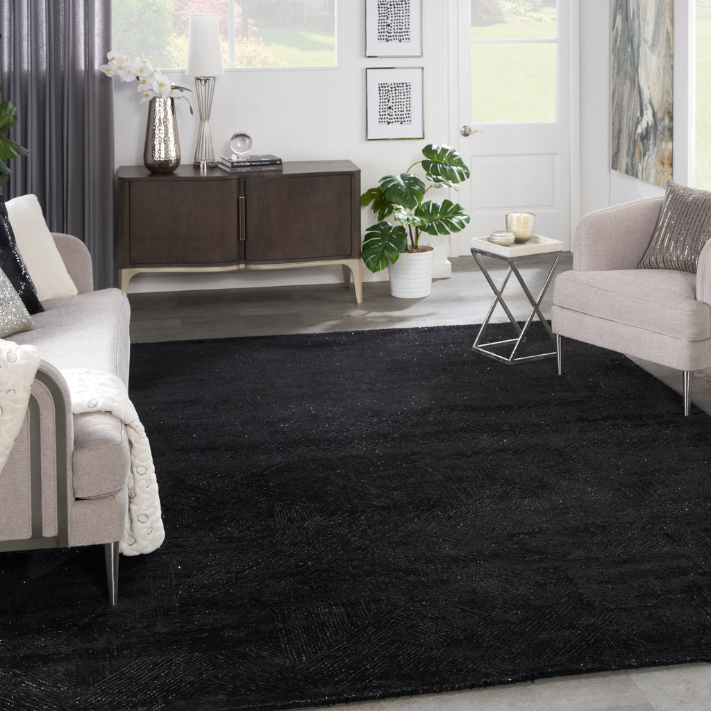 nourison ma30 star smr01 black rug