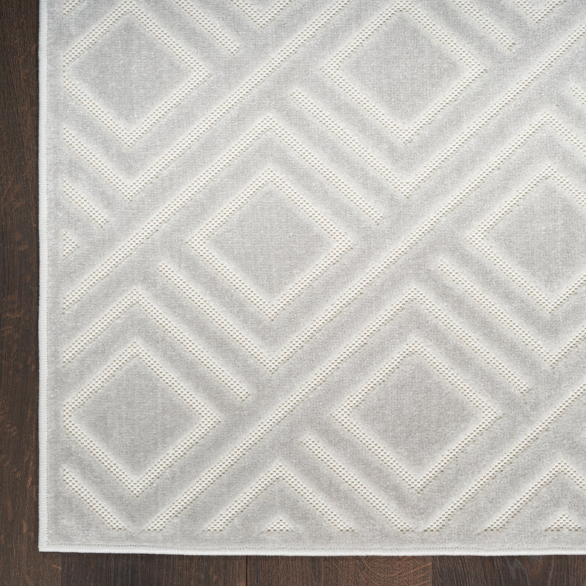 nourison care free caf03 light grey rug
