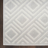 nourison care free caf03 light grey rug