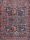 nourison grand washables grw02 navy brick rug