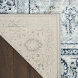 nourison dekor dek03 grey navy rug