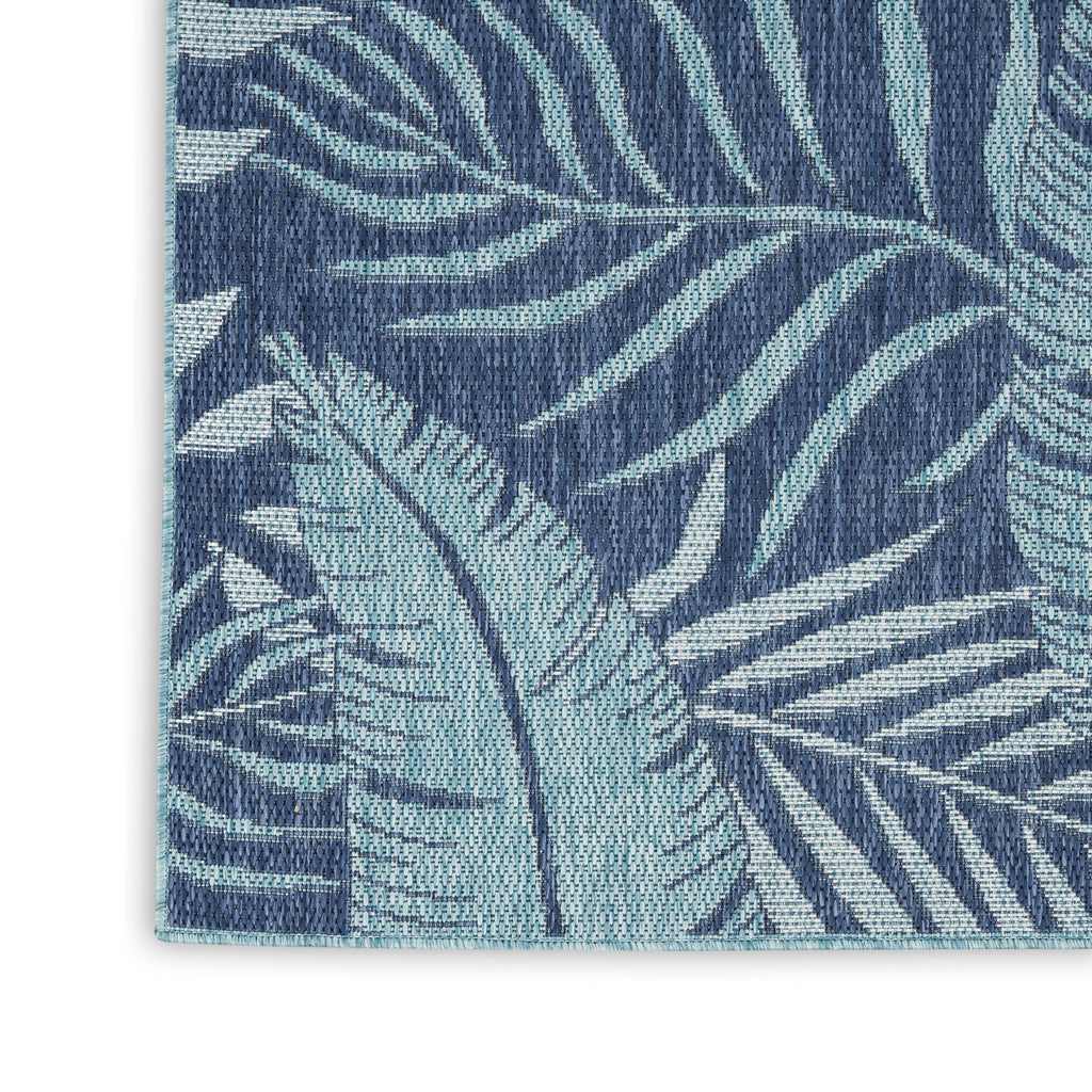 nourison garden oasis goa02 navy rug