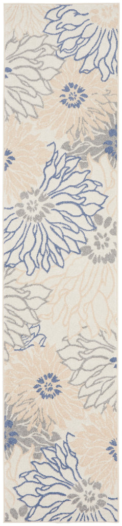 nourison passion psn17 ivory grey blue rug