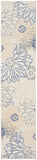 nourison passion psn17 ivory grey blue rug