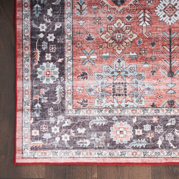nourison fulton ful12 brick rug
