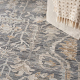 nourison lynx lnx02 navy multicolor rug