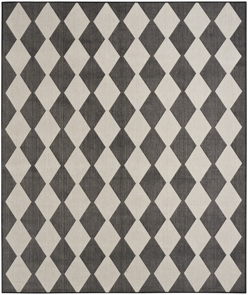 nourison positano pos04 black rug