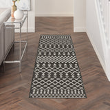 nourison positano pos02 black rug