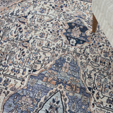 nourison grand washables grw05 ivory blue rug