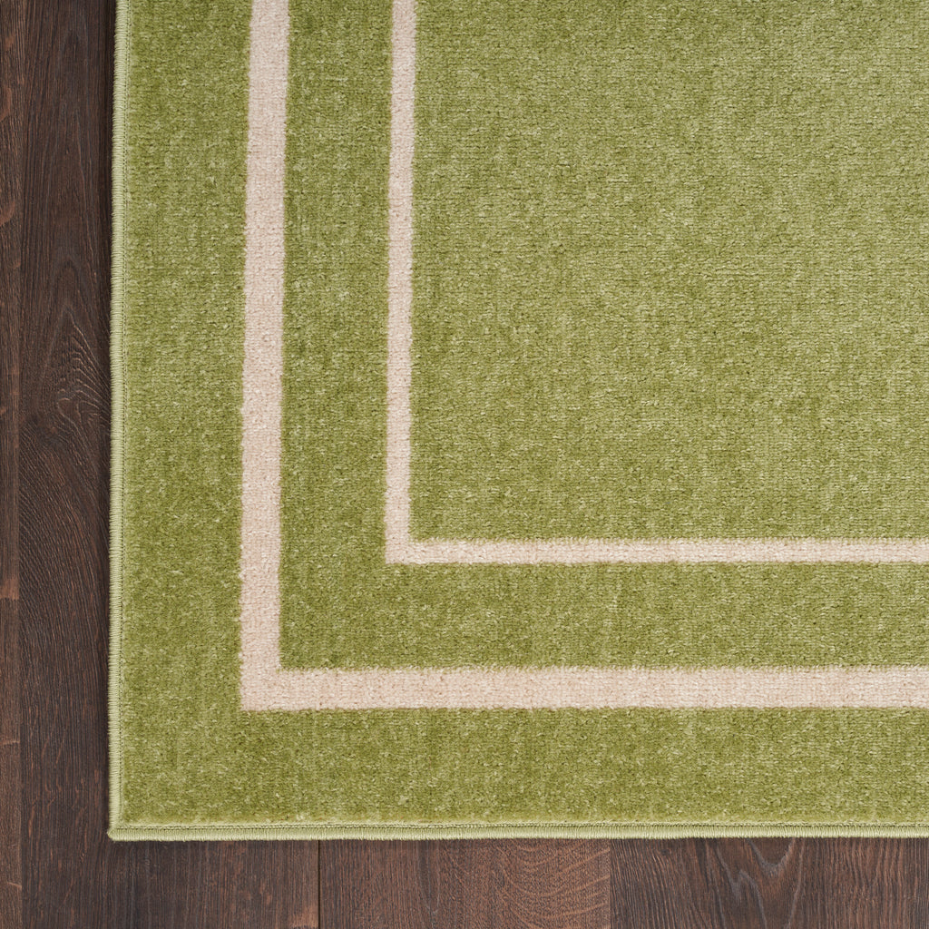 nourison nourison essentials nre02 green ivory rug