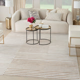 nourison brushstrokes bsk04 beige silver rug