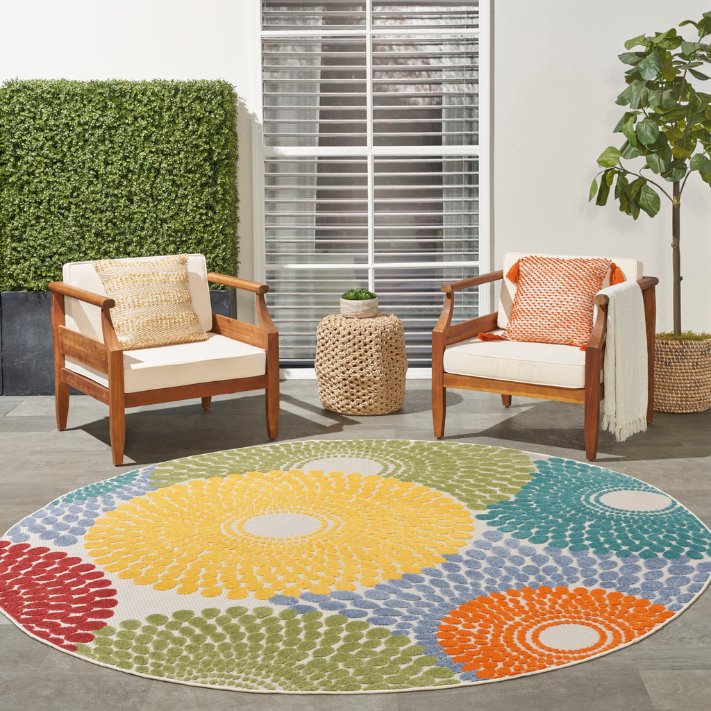 nourison aloha alh29 multicolor rug