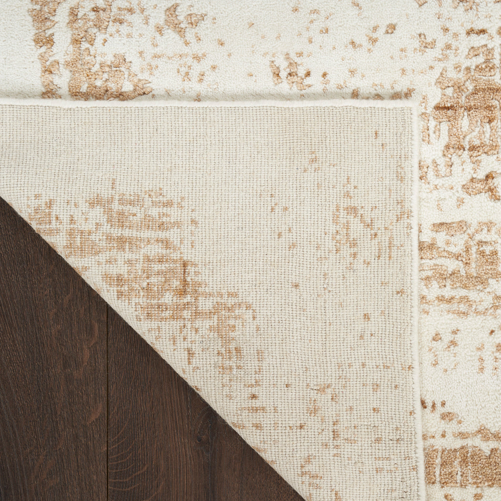nourison harmony hay01 ivory gold rug
