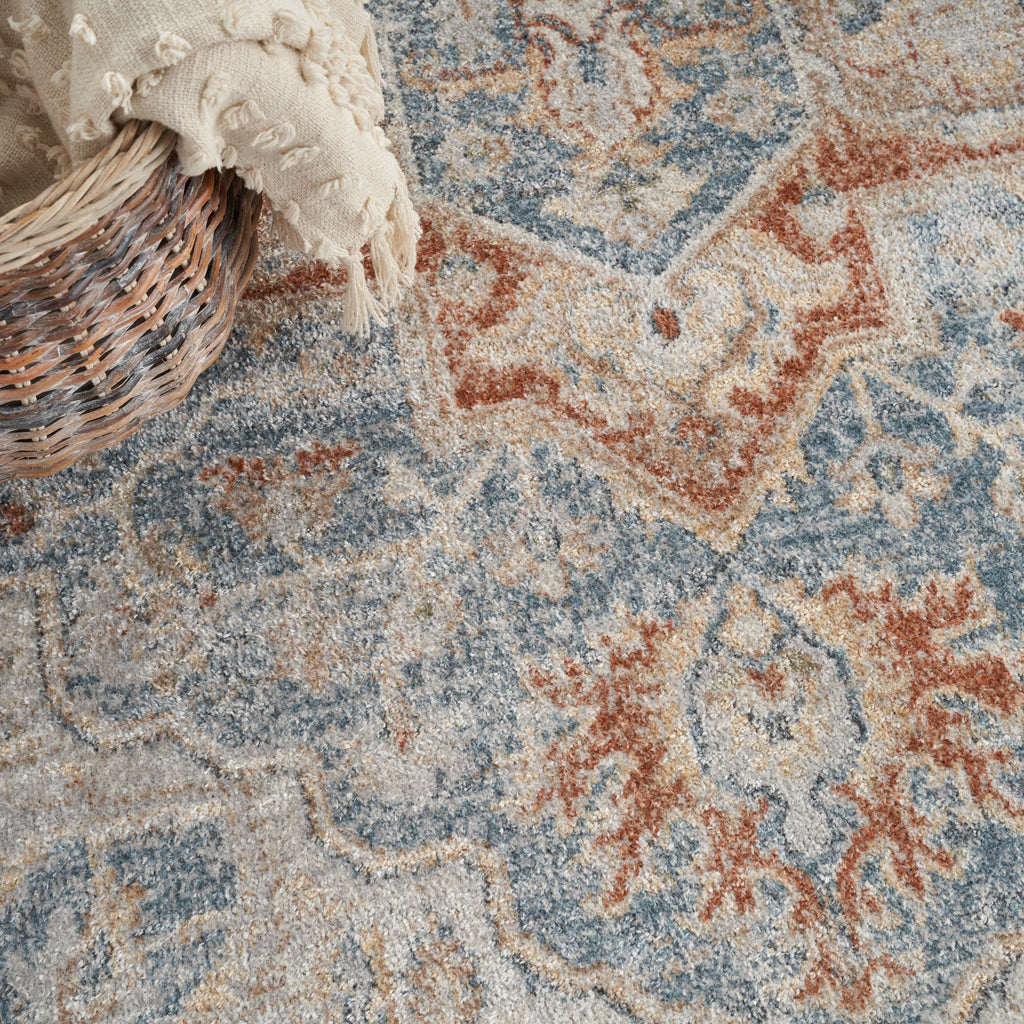 nourison astra machine washable asw12 denim multicolor rug