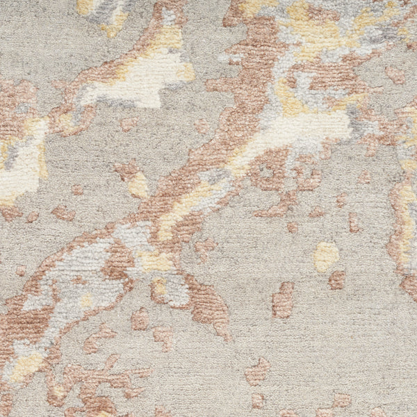 nourison silk shadows sha20 silver rug