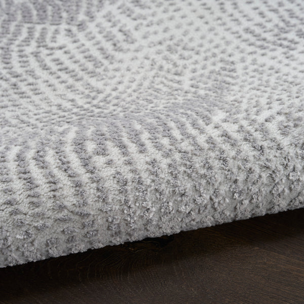 nourison central park west cep01 grey rug