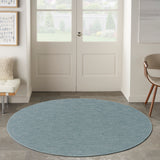 nourison washable solutions wsl01 aqua rug