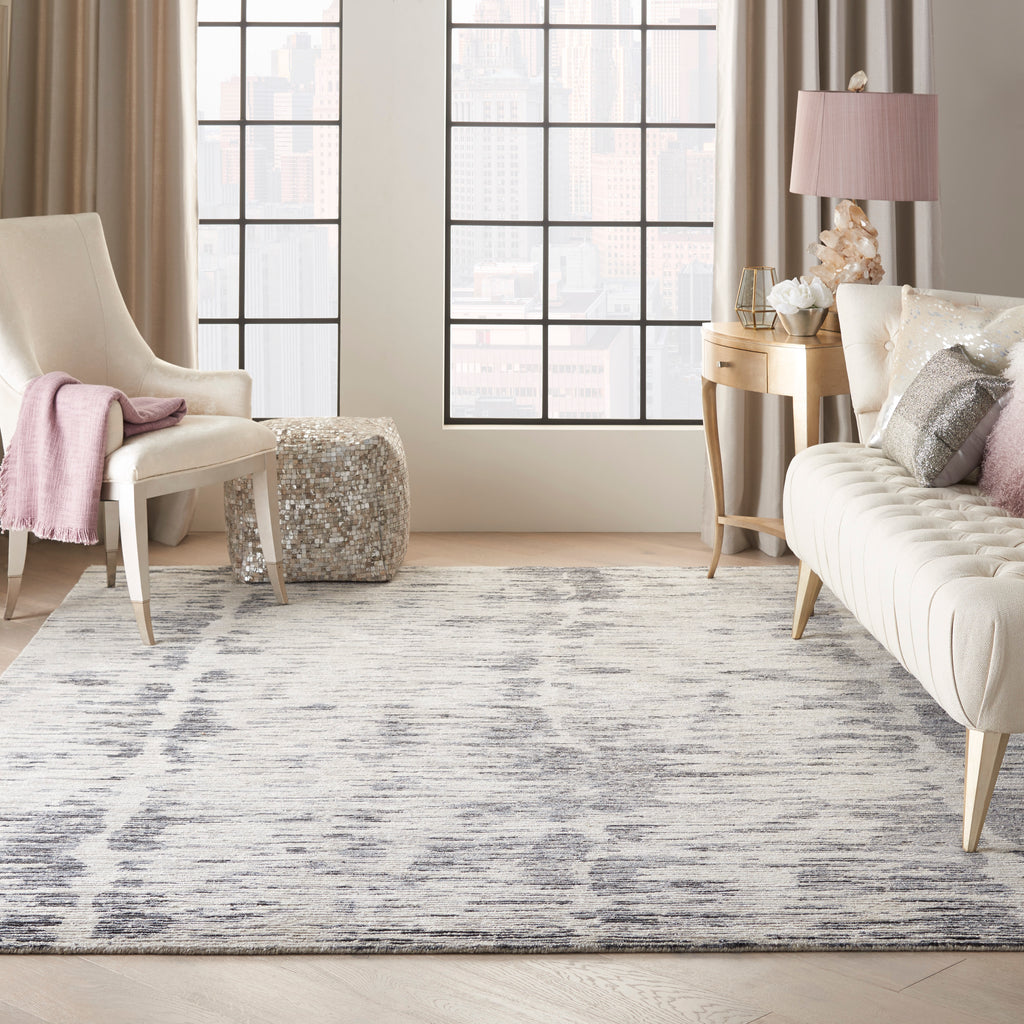 nourison ocean ocp03 cream charcoal rug