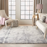 nourison ocean ocp03 cream charcoal rug
