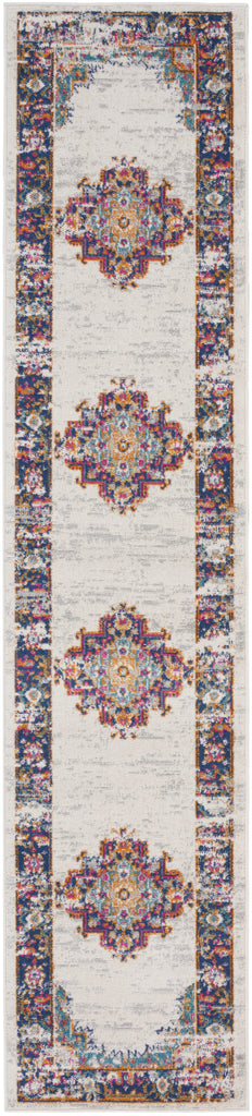 nourison passion psn03 ivory blue rug