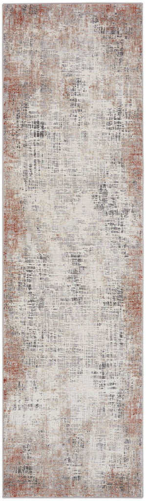 nourison ck022 infinity ifn01 rust multicolor rug