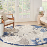 nourison aloha alh32 blue grey rug