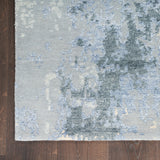 nourison silk shadows sha21 blue sky rug