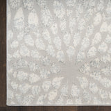 nourison ambiance ami02 grey silver rug