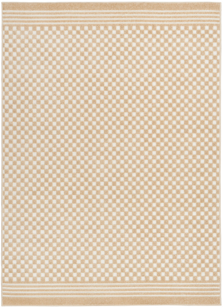 nourison care free caf02 taupe rug