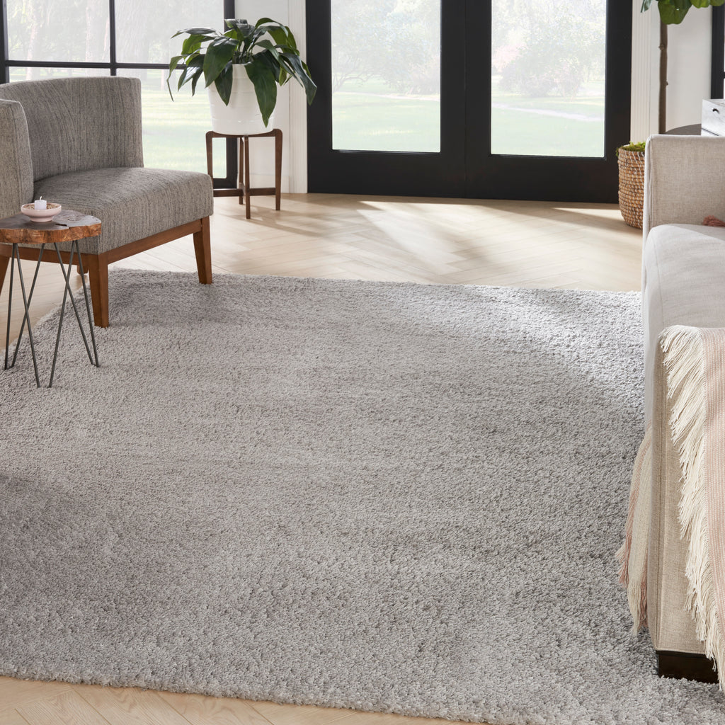 nourison dreamy shag drs05 silver rug