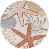 nourison aloha alh24 ivory multicolor rug