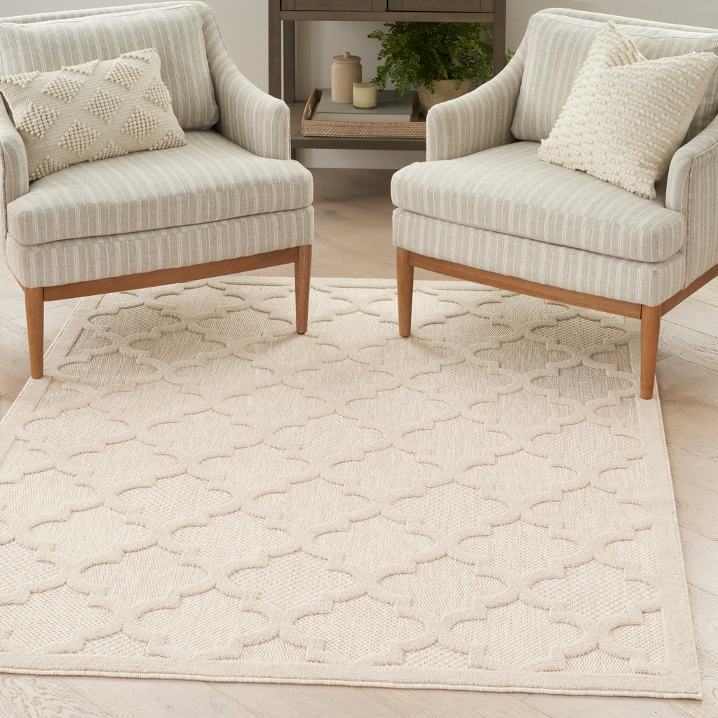 nourison easy care nes01 cream rug