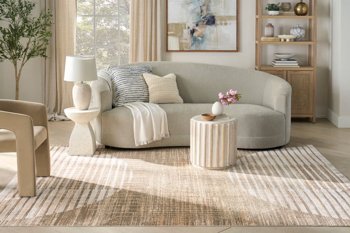 nourison astra machine washable asw03 latte rug