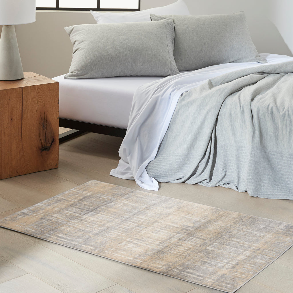 nourison ck005 enchanting ech05 grey ivory rug
