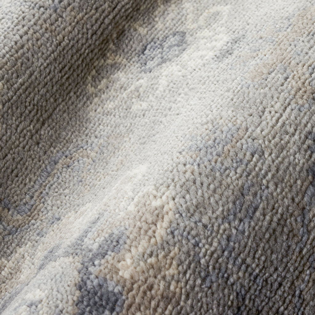 dash albert lila da2309 grey hand knotted wool rug