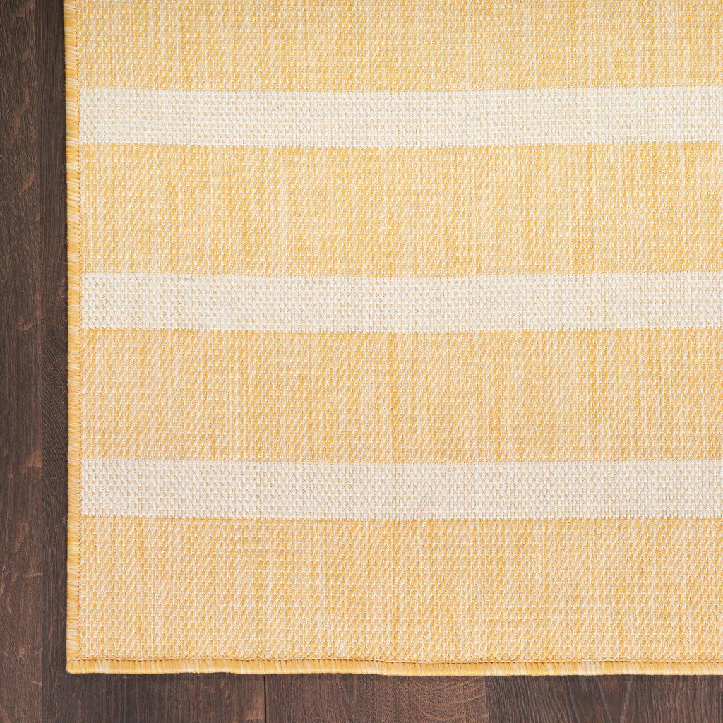 nourison positano pos03 yellow ivory rug