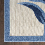 nourison aloha alh33 blue grey rug