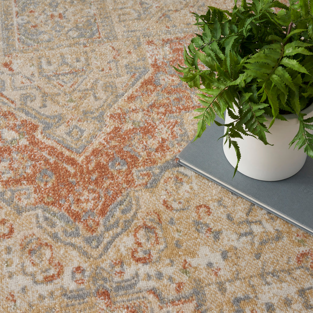 nourison nourison essentials persian nre07 beige rust rug