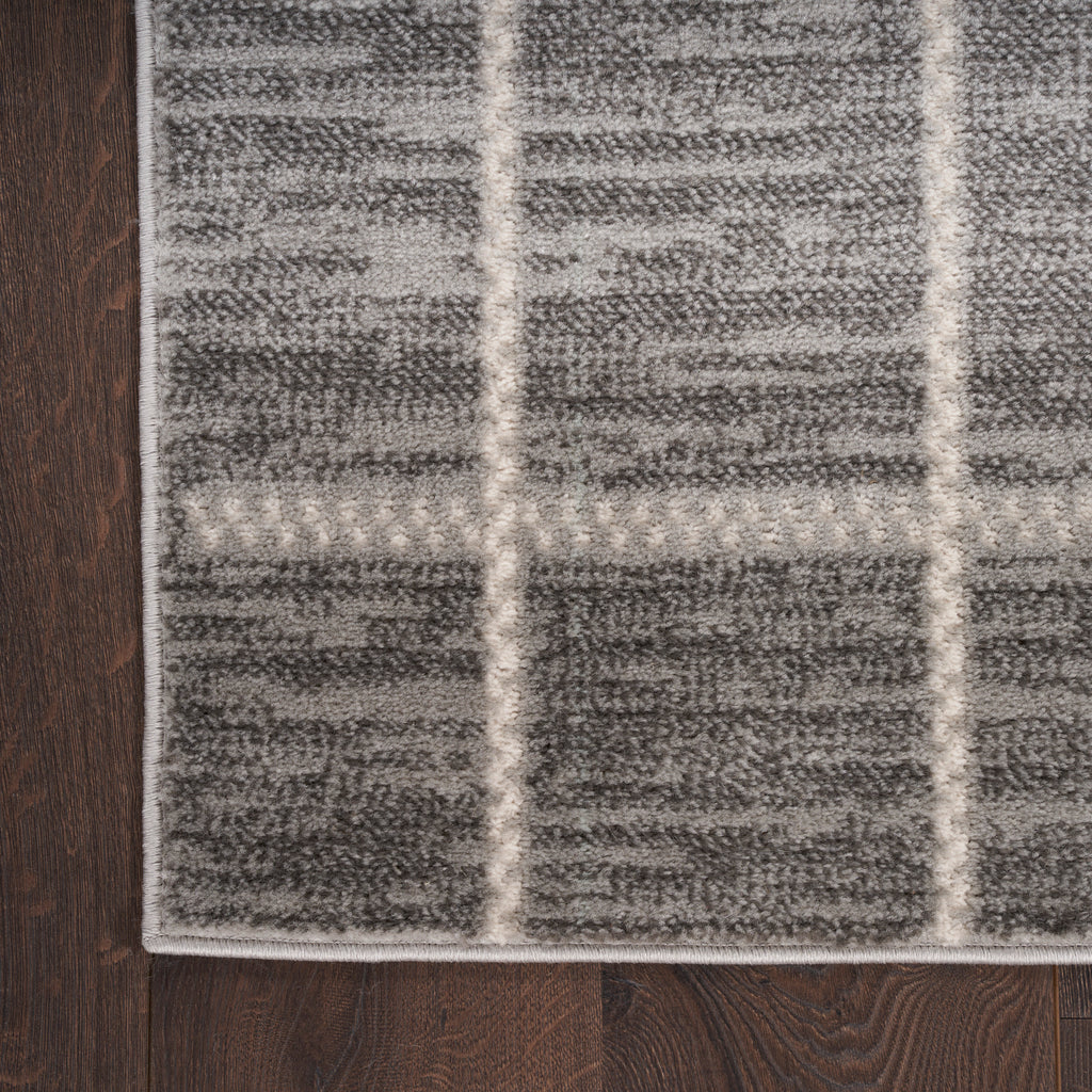 nourison serenity home srh05 grey ivory rug