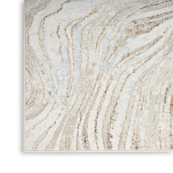 nourison glitz glz22 grey gold rug