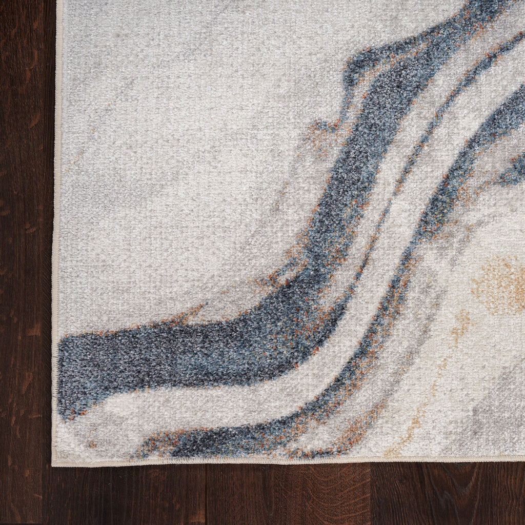 nourison astra machine washable asw15 ivory blue rug