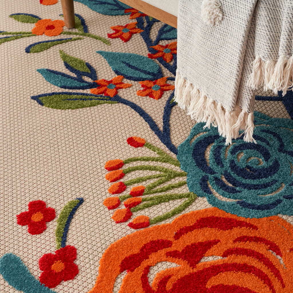 nourison aloha alh32 multicolor rug