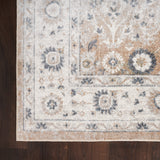 nourison astra machine washable asw16 silver taupe rug