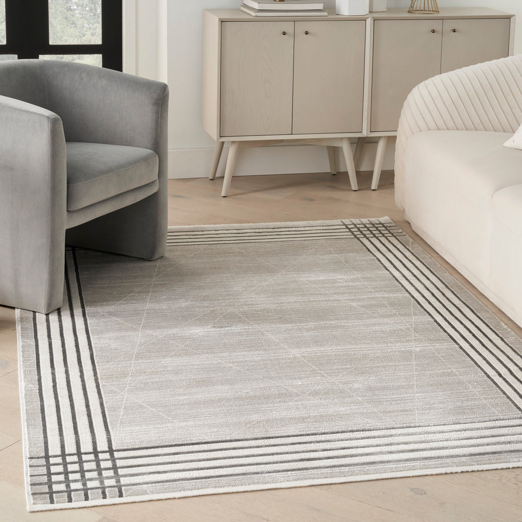 nourison desire dsr01 grey silver rug