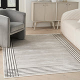 nourison desire dsr01 grey silver rug