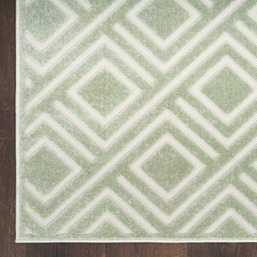 nourison care free caf03 green rug