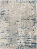 nourison quarry qua01 ivory grey blue rug