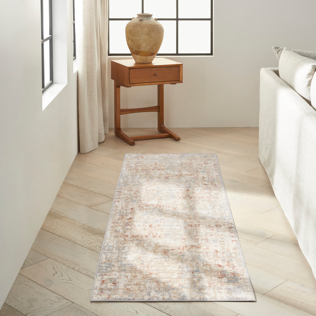 nourison ck005 enchanting ech06 ivory grey rug